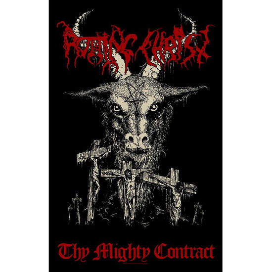 Rotting Christ Textile Poster: Thy Mighty Contract - Rotting Christ - Marchandise -  - 5056365727378 - 