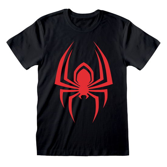 Marvel T-Shirt Miles Morales Hanging Spider Größe - Spider-man - Merchandise - SPIDER-MAN - 5056688525378 - 7 oktober 2023