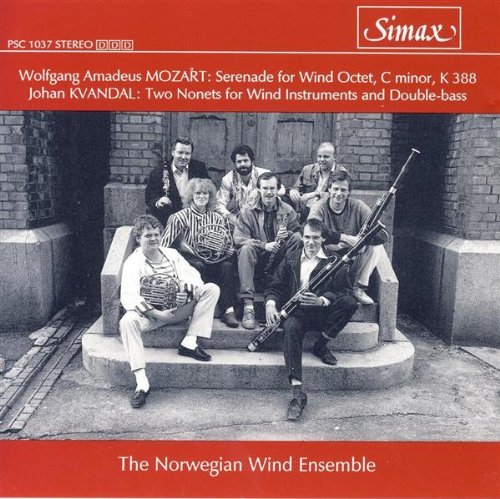 Cover for Mozart / Kvandal / Nwwe · Serenade for Wind Octet : Nacht Musique (CD) (1992)