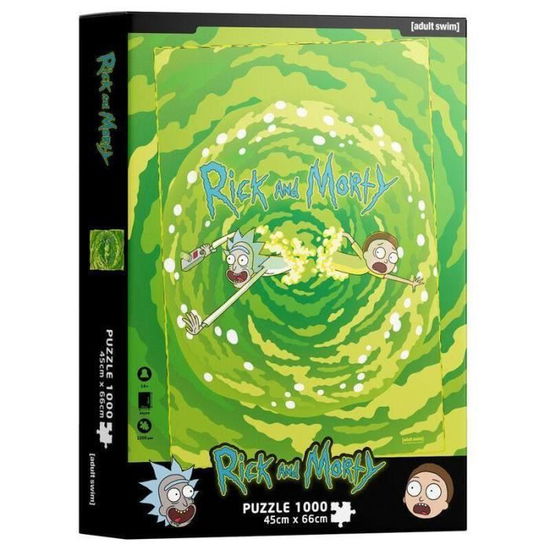 RICK AND MORTY - Portal - Puzzle 1000P - Rick And Morty - Fanituote -  - 8435450247378 - 