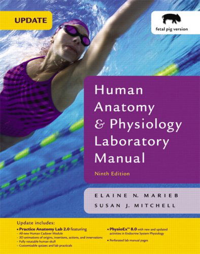 Cover for Susan J. Mitchell · Human Anatomy &amp; Physiology Laboratory Manual, Fetal Pig Version Value Pack (Includes Anatomy &amp; Physiology with Ip-10 Cd-rom &amp; Anatomy 360° Cd-rom ) (Spiral Book) (2008)