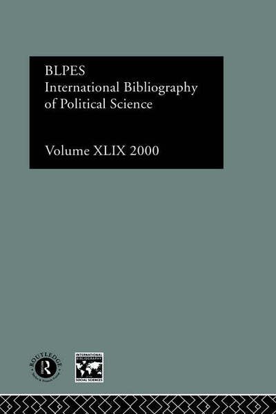 Cover for British Library · IBSS: Political Science: 2000 Vol.49 (Gebundenes Buch) (2001)