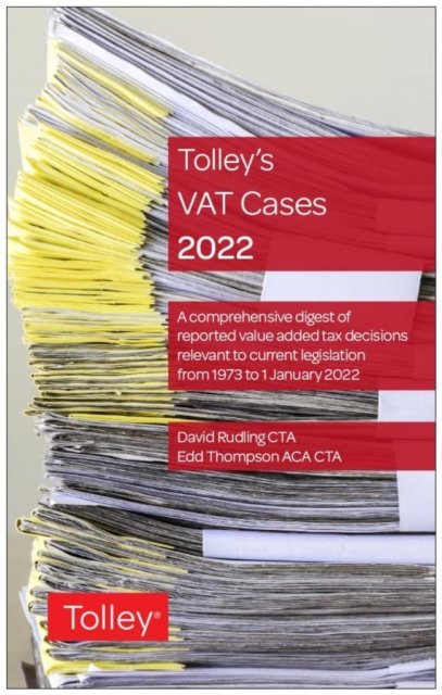 Cover for David Rudling · Tolley's VAT Cases 2022 (Paperback Book) (2022)