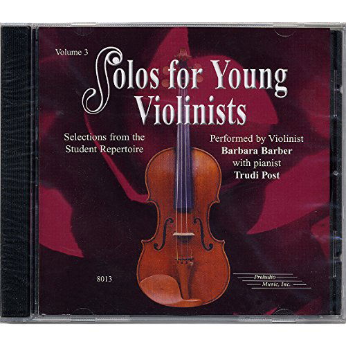 Cover for Trudi · Solos for Young Violinists (Audiobook (płyta CD)) (1995)