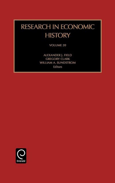 Cover for Field · Research in Economic History - Research in Economic History (Hardcover bog) (2001)