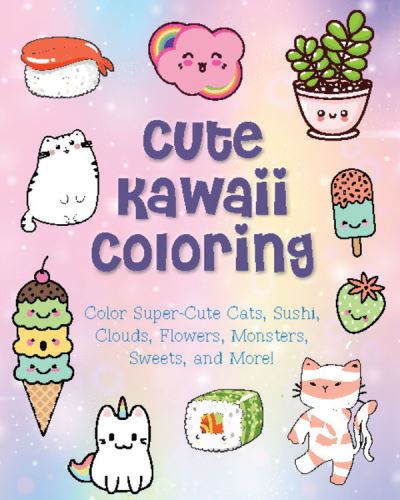 Cover for Taylor Vance · Cute Kawaii Coloring (Paperback Book) (2021)