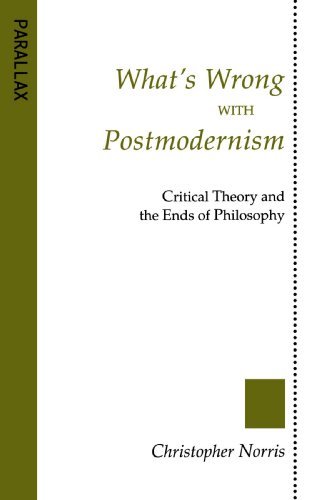 Cover for Christopher Norris · What's Wrong with Postmodernism?: Critical Theory and the Ends of Philosophy (Parallax: Re-visions of Culture and Society) (Paperback Book) (1998)