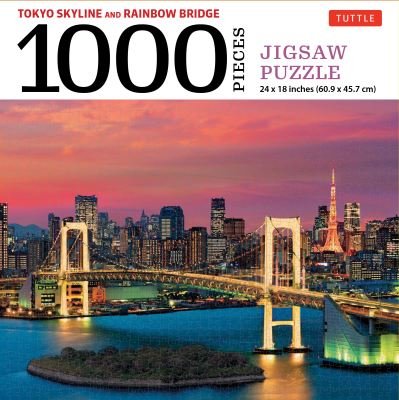 Tokyo Skyline and Rainbow Bridge - 1000 Piece Jigsaw Puzzle: The Rainbow Bridge and Tokyo Tower (Finished Size 24 in X 18 in) (GAME) (2020)