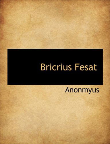 Cover for Anonmyus · Bricrius Fesat (Paperback Book) [Large type / large print edition] (2011)