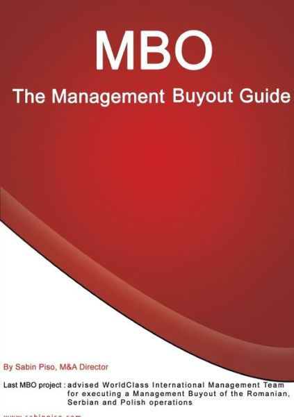 Cover for Sabin Piso · Mbo - Management Buyout Guide (Paperback Book) (2014)