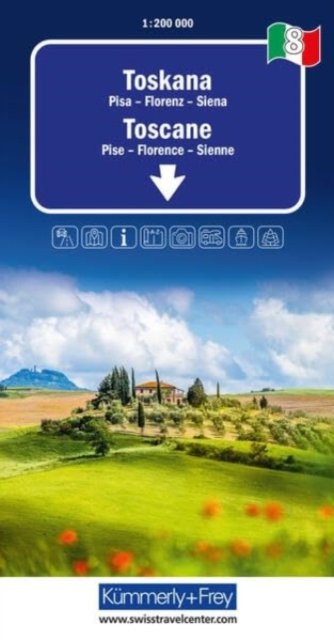 Tuscany - Regional maps - Italy -  - Böcker - Kummerly & Frey,Switzerland - 9783259018378 - 