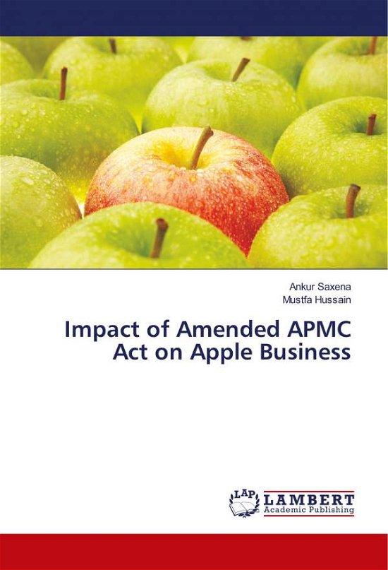 Cover for Saxena · Impact of Amended APMC Act on Ap (Book)