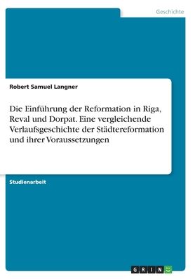 Cover for Langner · Die Einführung der Reformation (Book)