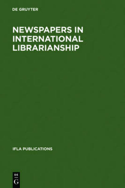 Cover for Hartmut Walravens · Newspapers in International Librariansh (Book) (2003)