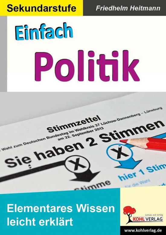 Cover for Heitmann · Einfach Politik (Book)