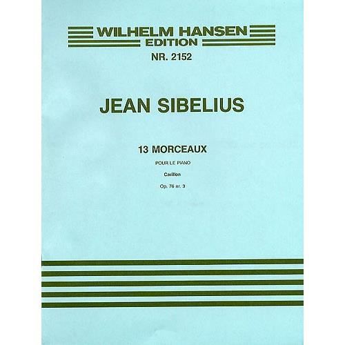 Jean Sibelius: 13 Pieces Op.76 No.3 'carillon' - Jean Sibelius - Böcker -  - 9788759852378 - 2015