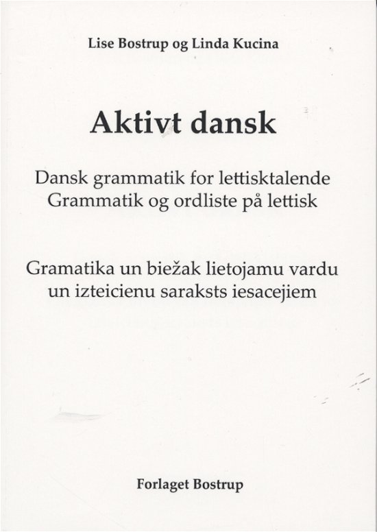 Cover for Lise Bostrup · Aktivt dansk (Sewn Spine Book) [1. wydanie] (2020)
