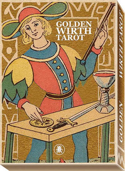 Cover for Wirth, Oswald (Oswald Wirth ) · Golden Wirthtarot Grand Trumps (Flashcards) (2016)