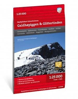 Cover for Calazo · Jotunheimen: Galdhøpiggen &amp; Glittertinden - Høyfjellskart - High alpine map (Landkart) (2022)