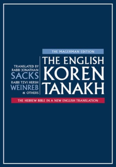 Cover for Jonathan Sacks · English Koren Tanakh, Magerman Edition, Compact (Book) (2022)