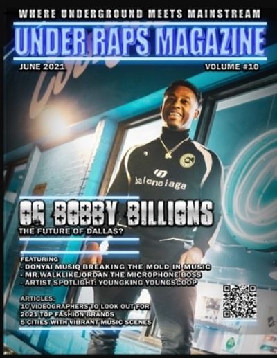 Cover for Klassic Jones · Under Raps Magazine Vol 10 Featuring OG Bobby Billions, Donyai Musiq plus more (DOUBLE COVER): Where the Underground Meets Mainstream (Paperback Book) (2021)