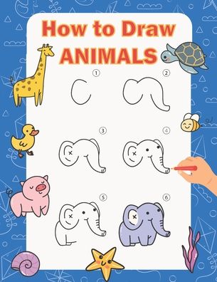 Cover for Mayral Moore · How to Draw Animals (Paperback Book) (2020)