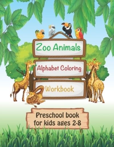 Cover for Med Ags Moohags · Zoo Animals Alphabet Coloring Workbook (Taschenbuch) (2021)