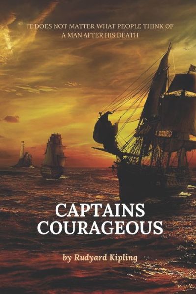 Cover for Rudyard Kipling · Captains Courageous - A Story of the Grand Banks: With original illustrations (Paperback Bog) (2021)