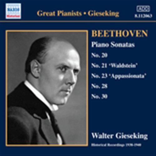 Beethoven / Piano Sonatas - Walter Gieseking - Muziek - NAXOS HISTORICAL - 0636943206379 - 30 augustus 2011