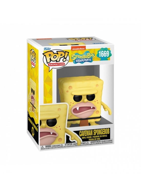 Pop Television Spongebob Caveman Spongebob - Funko Pop Television - Produtos - Funko - 0889698757379 - 25 de setembro de 2024