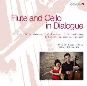 Cover for Mozat / Ferroud / Villa-lobos / Takemitsu / Khen · Flute &amp; Cello in Dialogue (CD) (2012)