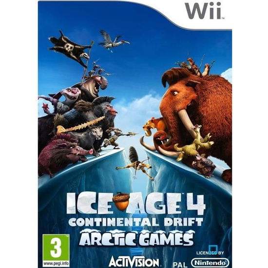 Cover for Nintendo Wii · Ice Age 4 : Continental Drift Artic Games (Wii)