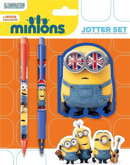 Jotter Set (pen Pencil En Memobloc - Minions - Merchandise -  - 5051265719379 - 