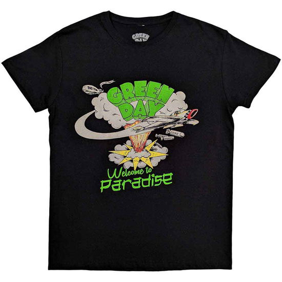 Cover for Green Day · Green Day Unisex T-Shirt: Welcome to Paradise (T-shirt) [size XL] [Black - Unisex edition]