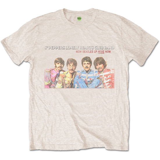 The Beatles Unisex T-Shirt: LP Here Now - The Beatles - Koopwaar - Apple Corps - Apparel - 5055979999379 - 