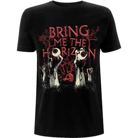 Bring Me The Horizon Unisex T-Shirt: Graveyard Eyes - Bring Me The Horizon - Koopwaar -  - 5056187757379 - 