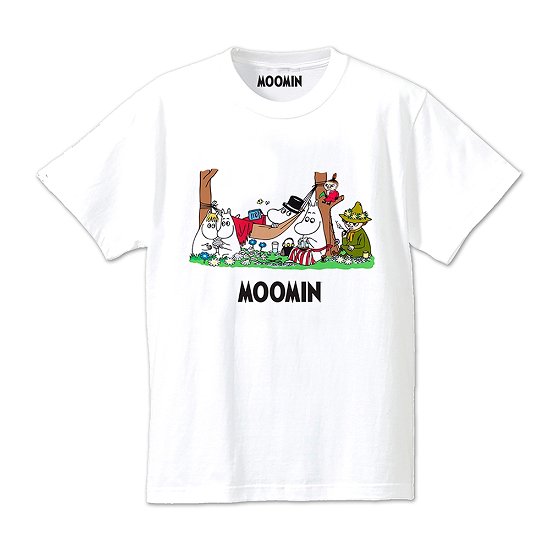 Cover for Moomins · Camping (T-shirt) [White edition] (2020)