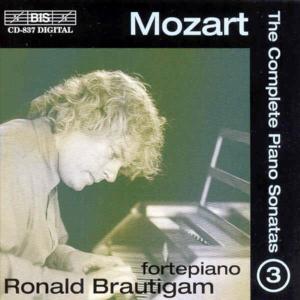 Mozart / Complete Piano Sonatas - Vol. 3 - Ronald Brautigam - Musik - BIS RECORDS - 7318590008379 - 31 december 1999