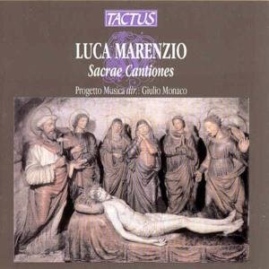 Cover for Marenzio / Radin · Sacrae Cantiones (CD) (1999)