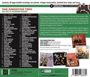 Kingston Trio · The Five #1 Billboard Albums (The Kingston Trio. At Large. Here We Go Again!. Sold Out. String Along) (CD) (2017)