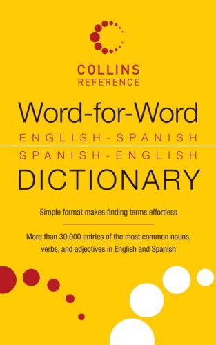 Cover for None · Word-for-word English-spanish Spanish-english Dictionary (Collins Language) (Pocketbok) [1 Blg edition] (2009)