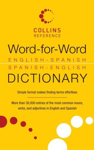 Cover for None · Word-for-word English-spanish Spanish-english Dictionary (Collins Language) (Paperback Book) [1 Blg edition] (2009)