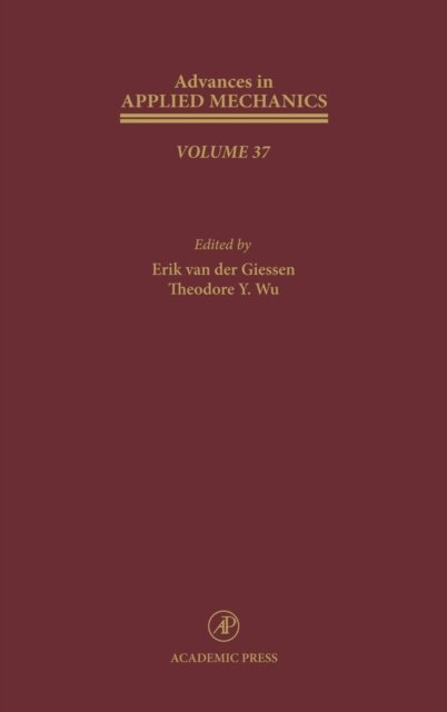 Cover for Erik Van Der Giessen · Advances in Applied Mechanics - Advances in Applied Mechanics (Gebundenes Buch) (2000)