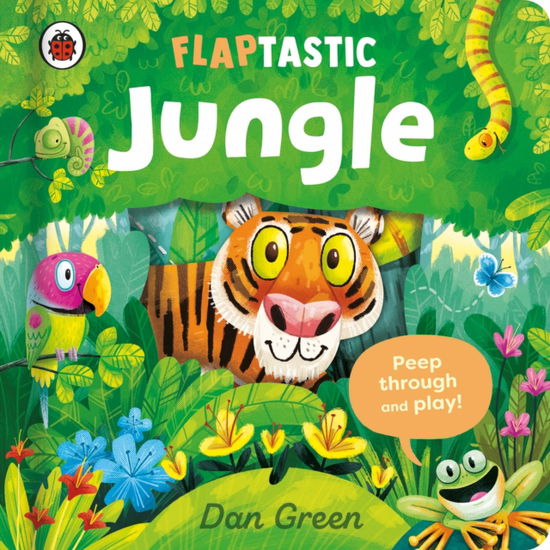 Cover for Dan Green · Flaptastic Jungle: Peep through and play! - Flaptastic (Board book) (2025)