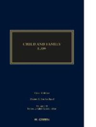 Cover for Elaine E. Sutherland · Child and Family Law: Edition 3, Volume II: Intimate Adult Relationships (Hardcover Book) (2022)