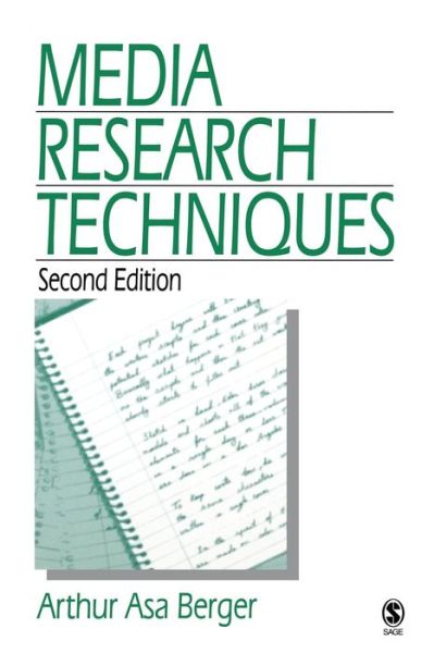 Cover for Berger, Arthur A, · Media Research Techniques (Paperback Book) [2 Revised edition] (1998)