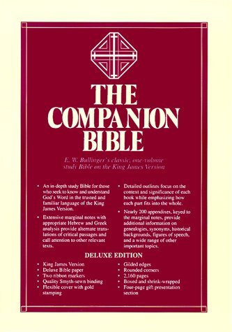 Cover for E. W. Bullinger · Bullinger's Companion Bible (Lederbuch) [Black Genuine Leather edition] (1995)
