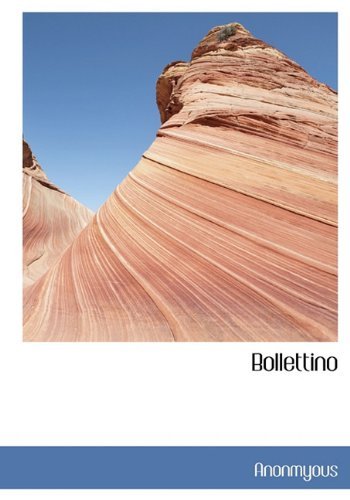 Cover for Anonmyous · Bollettino (Hardcover Book) [Italian edition] (2009)