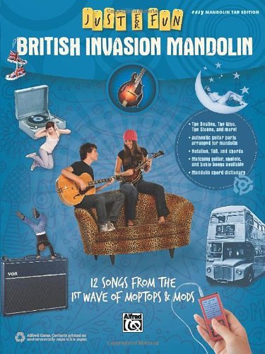Cover for Alfred Publishing Staff · Just for Fun -- British Invasion for Mandolin: 12 Songs from the 1st Wave of Moptops &amp; Mods (Sheet music) (2014)