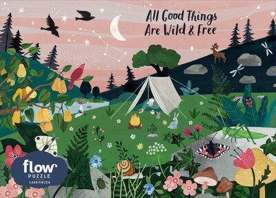Cover for Astrid Van Der Hulst · All Good Things Are Wild and Free 1,000-Piece Puzzle (Flow) Adults Families Picture Quote Mindfulness Gift (Book) (2020)